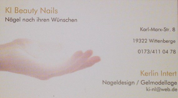 KI Beauty Nails, Nägel nach ihren Wünschen in Wittenberge - Logo