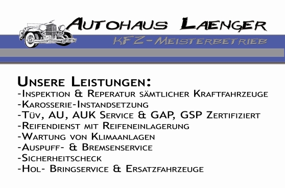 Autohaus Laenger KFZ-Meisterbetrieb E.K. in Dürrn Gemeinde Ölbronn Dürrn - Logo