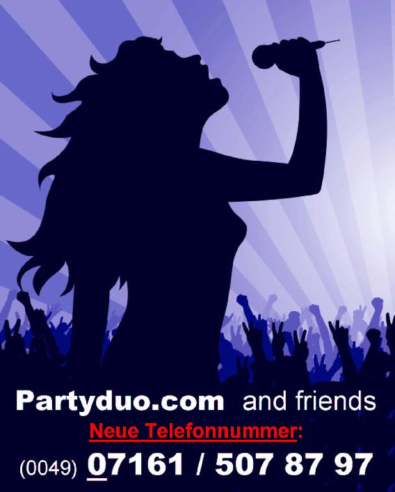 Partyduo.com and frieds - Tanzband Partyband Hochzeiten in Eschenbach in Württemberg - Logo