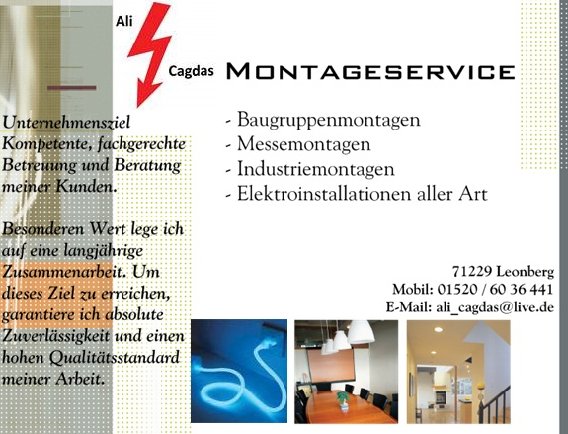 Ali Cagdas Montageservice in Wendlingen am Neckar - Logo