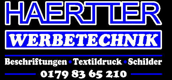 Haertter Werbetechnik in Überherrn - Logo