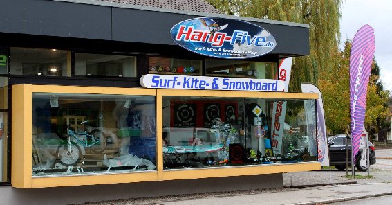 Hang-Five Surf- Kite- und Snowboardshop in Inning am Ammersee - Logo