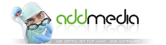 addmedia Ihr Hardware & Software Spezialist in Cottbus - Logo