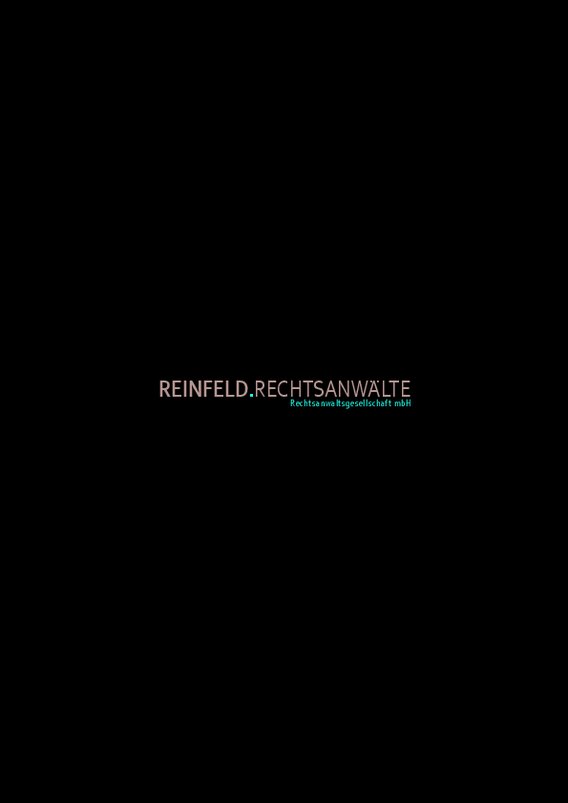 REINFELD.RECHTSANWÄLTE Rechtsanwaltsgesellschaft mbH in Kempen - Logo