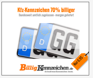 billigkennzeichen.de / KUnited Kennzeichen UG (haftungsbeschränkt) in Köln - Logo