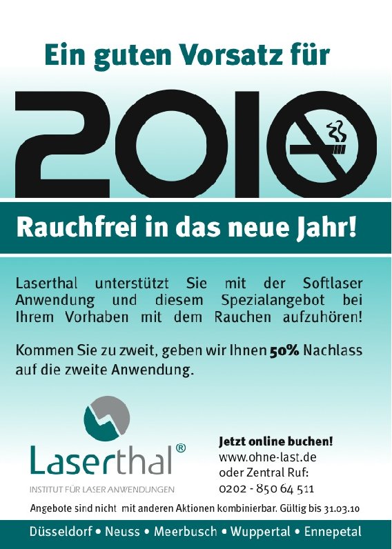 Laserthal® Institut für Laseranwendung/Raucherentwöhnung in Neuss - Logo