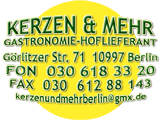 KERZEN & MEHR...Gastronomiebedarf-Hoflieferant in Berlin - Logo