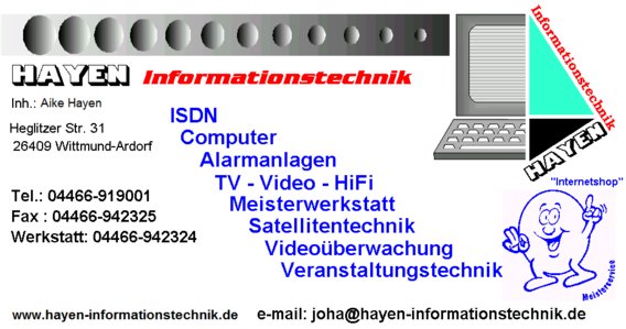 Hayen-Informationstechnik in Ardorf Stadt Wittmund - Logo