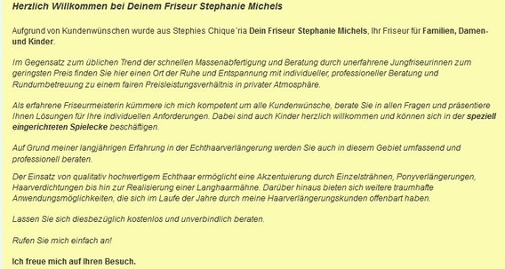 Dein Friseur Stephanie Michels in Köllerbach Gemeinde Püttlingen - Logo