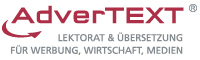 AdverTEXT – Werbelektorat & Übersetzungen in Düsseldorf - Logo