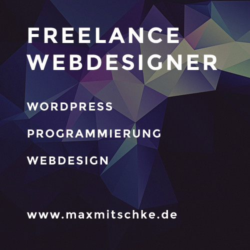 Max Mitschke – Webdesign & Development in Berlin - Logo