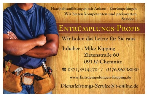 Entrümpelungs-Profi KIPPING in Chemnitz - Logo