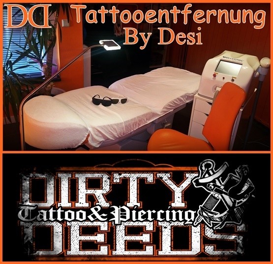 Dirty Deeds Tattooentfernung by Desi in Greifswald - Logo