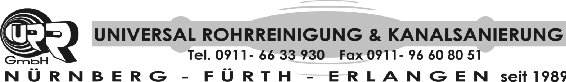 URR GmbH Kanalsanierung in Nürnberg - Logo