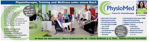 PhysioMed-Praxis für Physiotherapie in Weilheim an der Teck - Logo