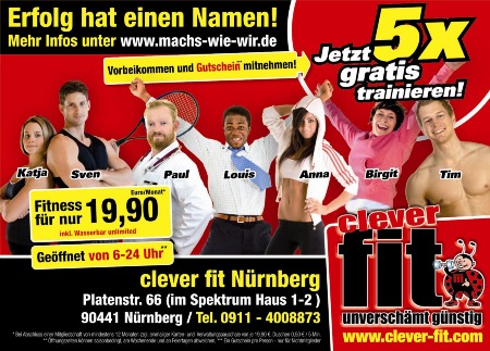 Clever Fit Fitness-Studio Nürnberg in Nürnberg - Logo