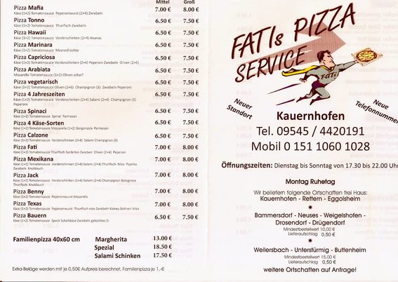 Fatis Pizzaservice in Eggolsheim - Logo