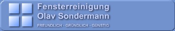 Fensterreinigung Sondermann in Hamburg - Logo