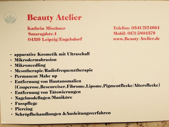 Beauty Atelier Kathrin Mischner in Leipzig - Logo