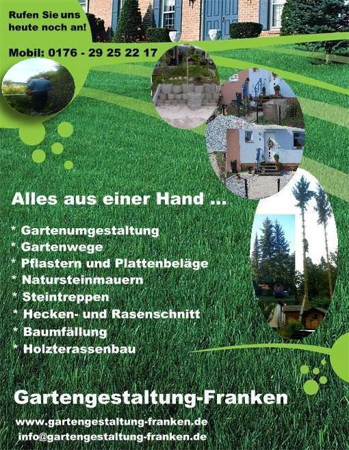 Gartengestaltung-Franken in Buchau Stadt Pegnitz - Logo