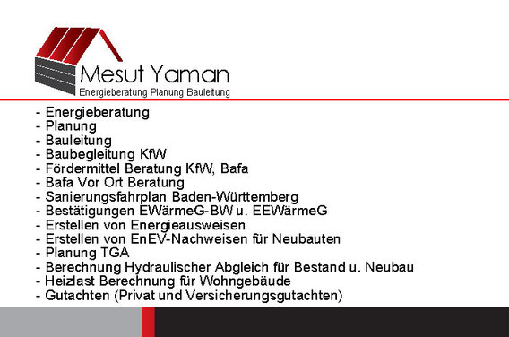 Energieberatung Yaman in Neubulach - Logo