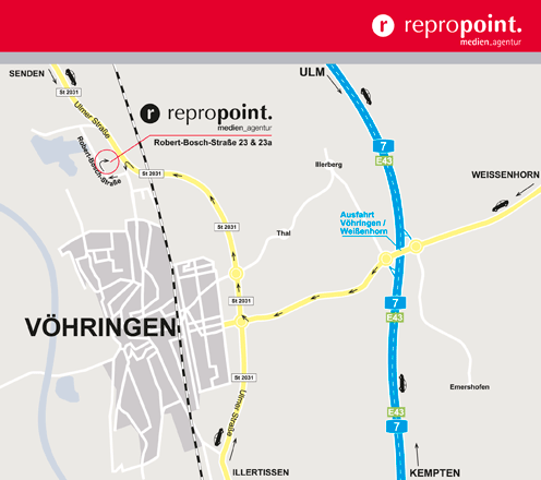 repropoint in Vöhringen an der Iller - Logo