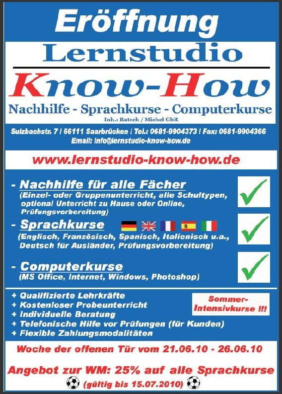 Lernstudio Know-How in Saarbrücken - Logo