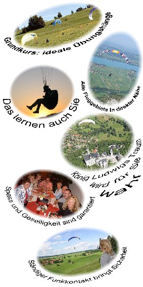 1. DAeC-Gleitschirm-Schule Heinz Fischer GmbH in Rieden am Forggensee - Logo