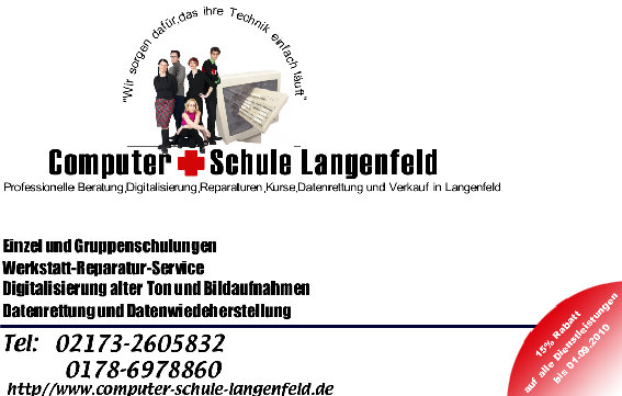 computer schule langenfeld in Langenfeld im Rheinland - Logo