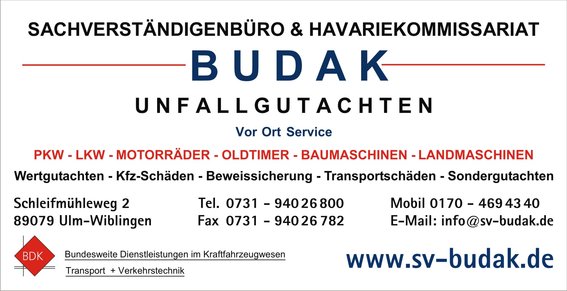 Sachverständigenbüro & Havariekommissariat Budak in Ulm an der Donau - Logo