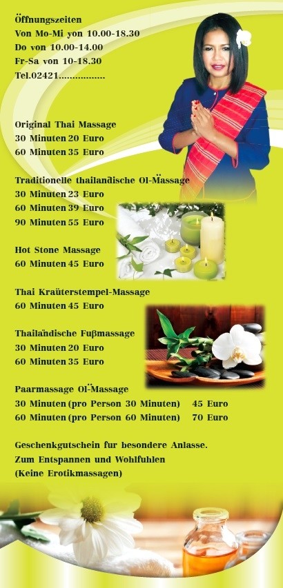 Duong Dee Thai Massage in Düren - Logo