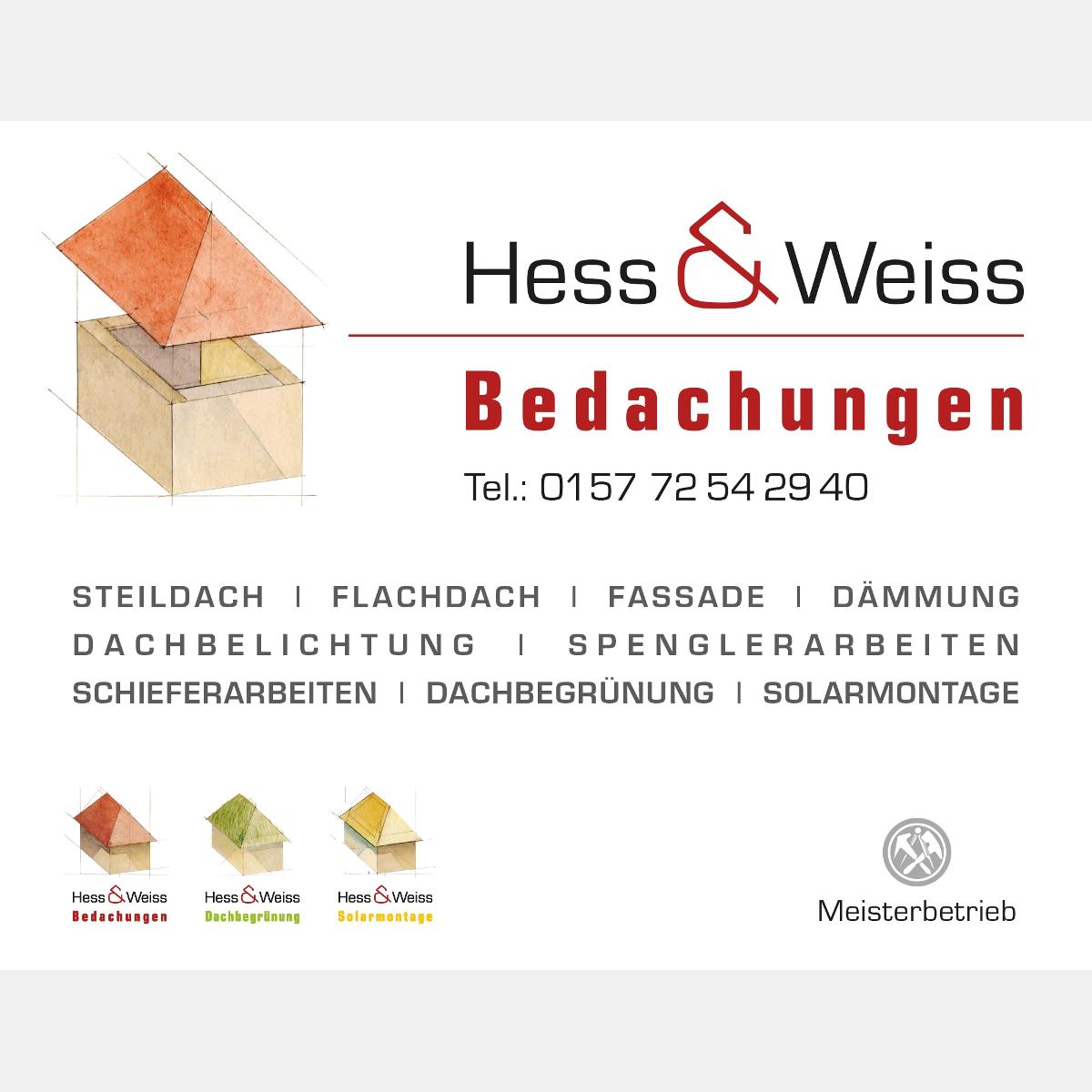 Hess & Weiss Bedachungen in Worms - Logo