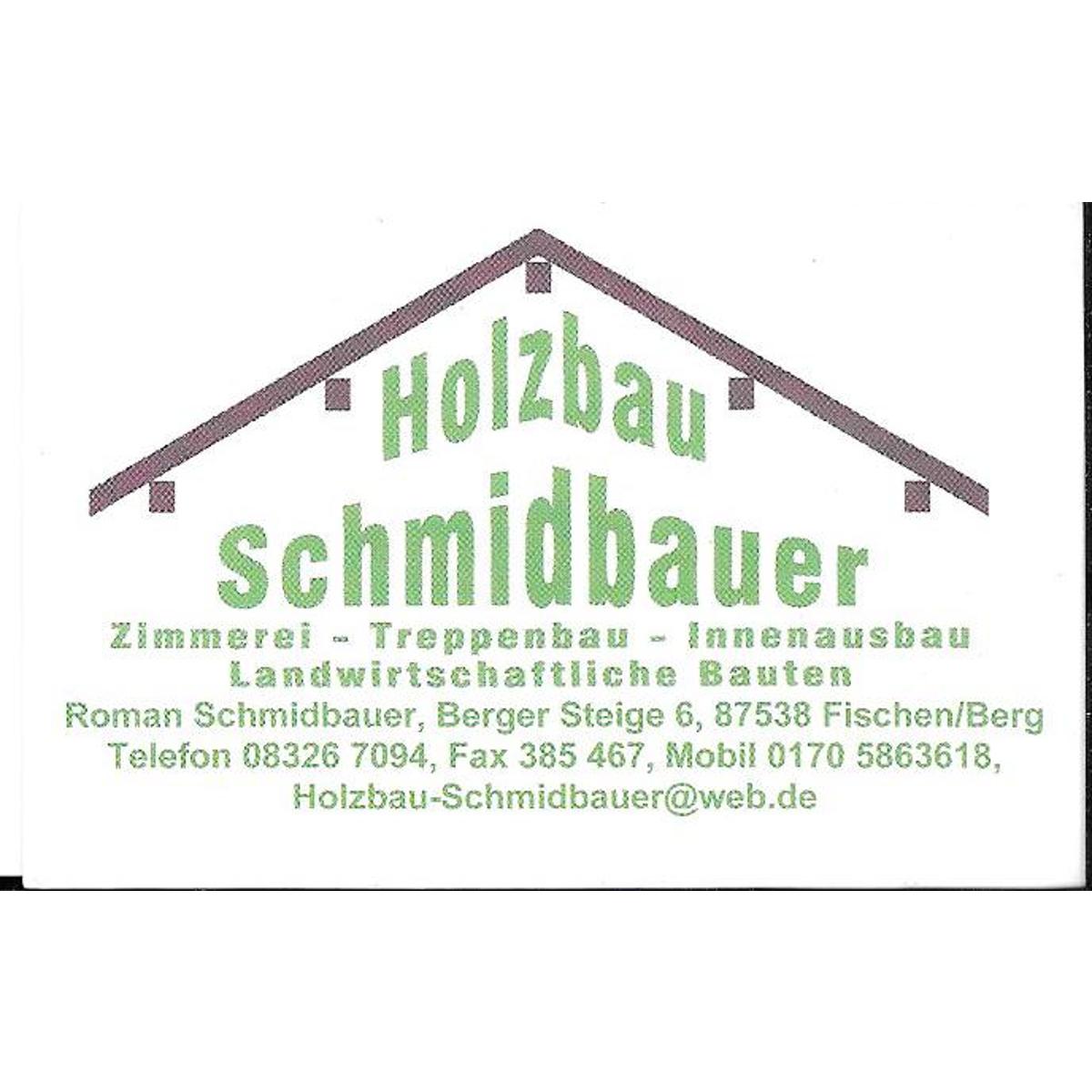 Schmidbauer Roman Holzbau und Ferienwohnungvermietung in Berg Gemeinde Fischen im Allgäu - Logo