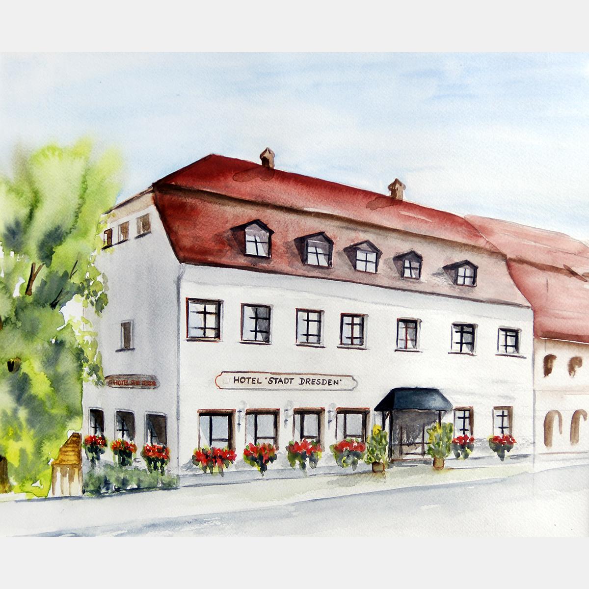 Hotel & Restaurant Stadt Dresden in Nossen - Logo