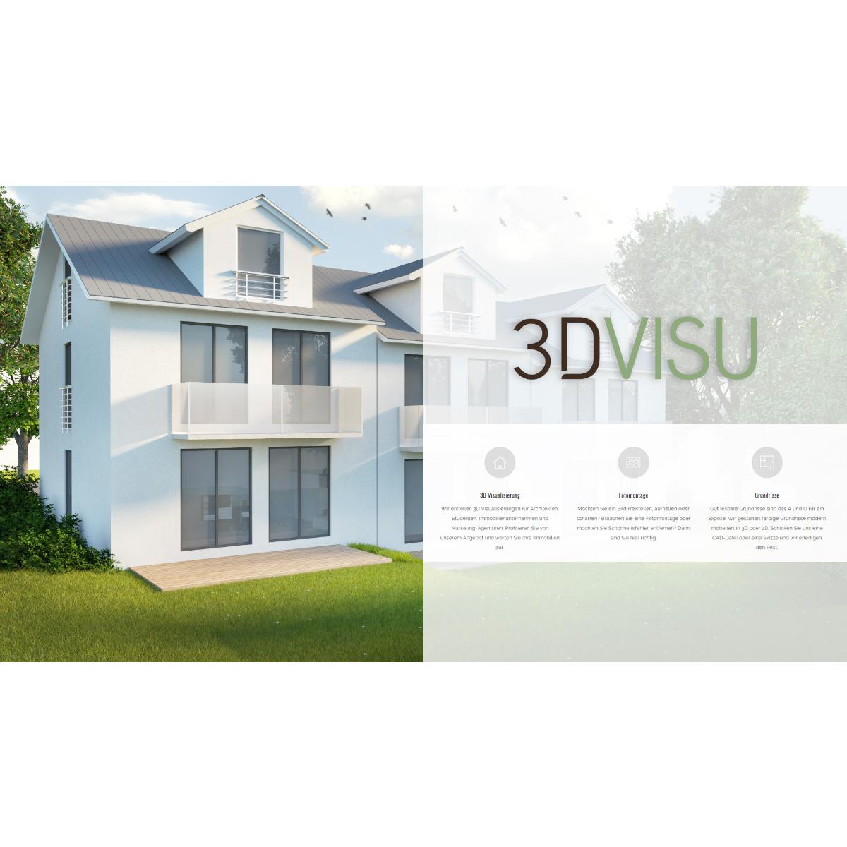 3DVisu - Architekturvisualisierungen in Erzhausen - Logo