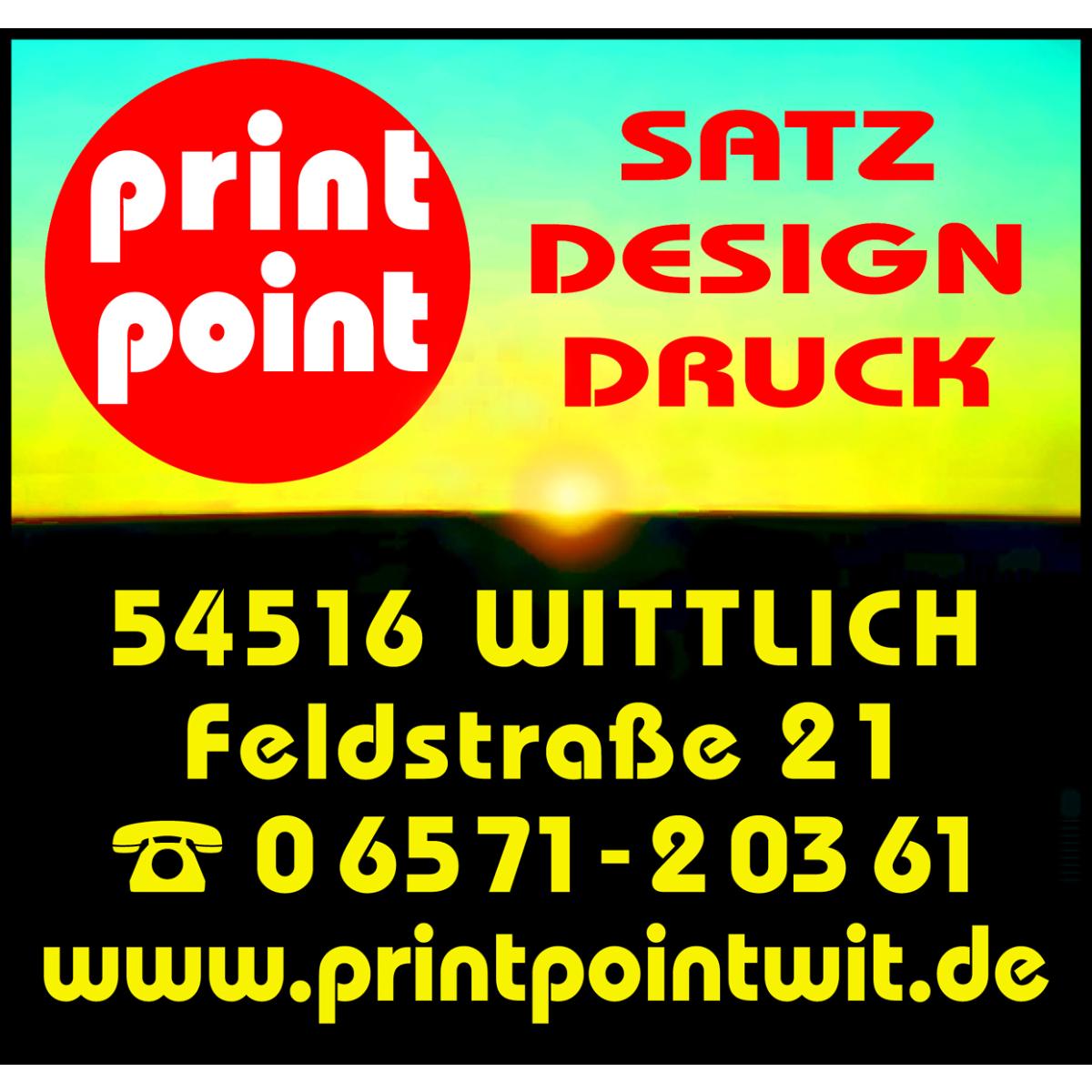 printpoint Druckerei, Textildruck, Kopien, Schilder, Beschriftungen in Wittlich - Logo