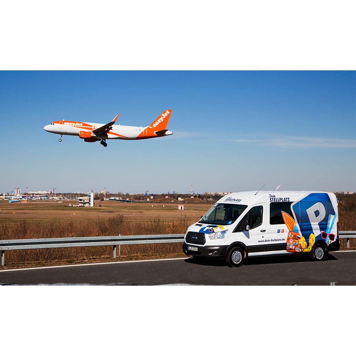 Dein Stellplatz Parken am Flughafen Berlin Tegel und Schönefeld in Schönefeld bei Berlin - Logo