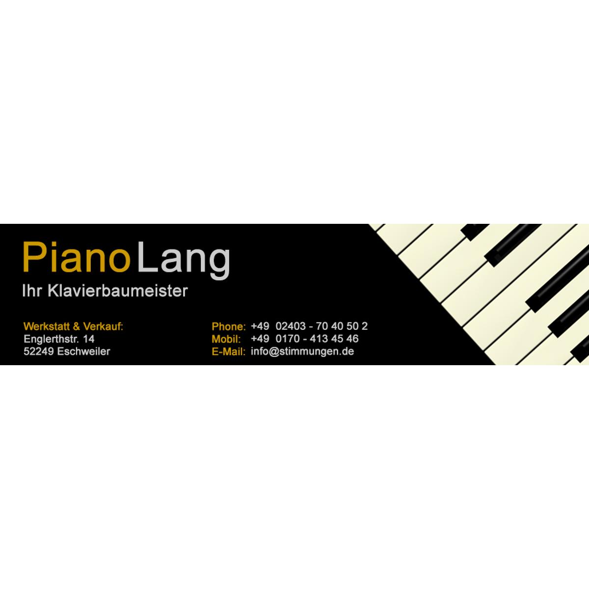 Piano Lang Aachen in Eschweiler im Rheinland - Logo