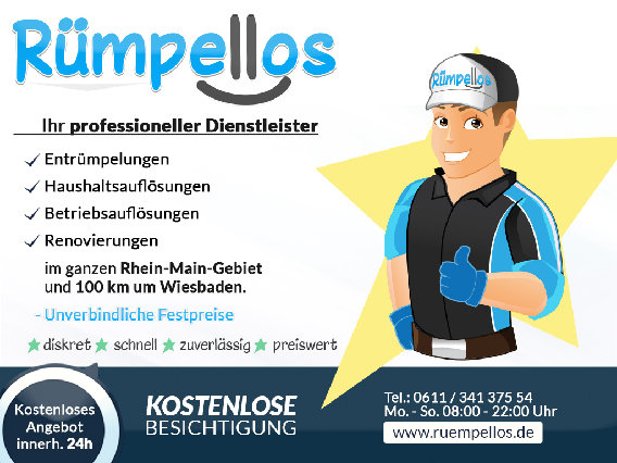 Rümpellos Entrümpelung & Haushaltsauflösung in Wiesbaden - Logo