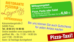 Langoletto Pizza & More Lieferservice in Prüm - Logo