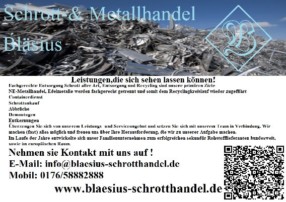 Schrott- & Metallhandel Bläsius in Neuwied - Logo