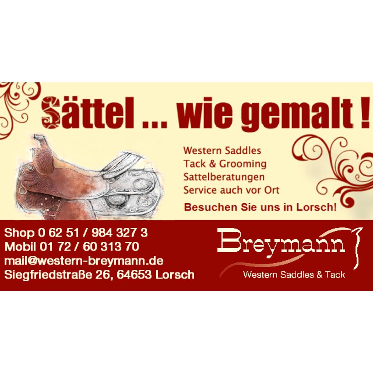 Western Breymann Saddles & Tack in Lorsch in Hessen - Logo