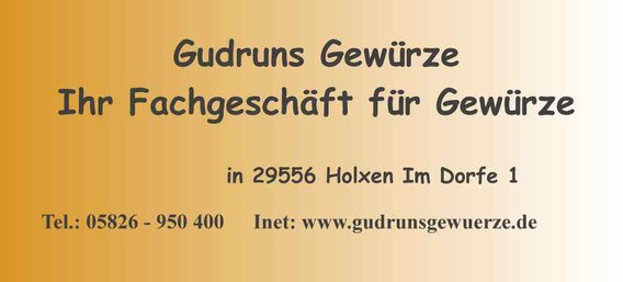 Gudruns Gewürze in Holxen Gemeinde Suderburg - Logo