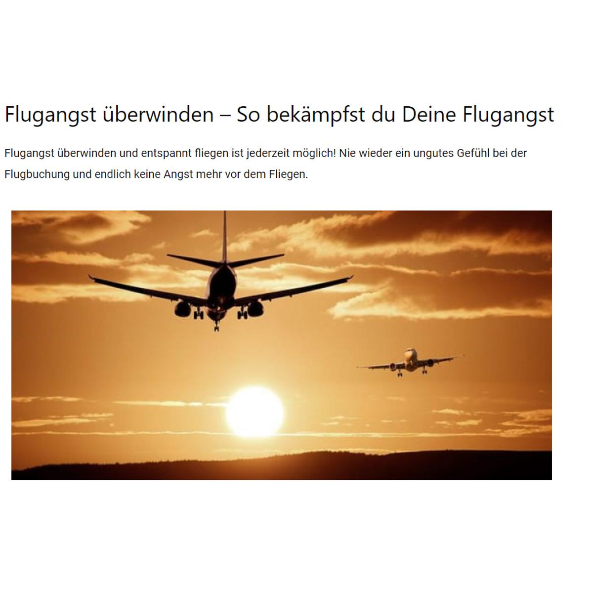 Flugangst überwinden in Rodgau - Logo