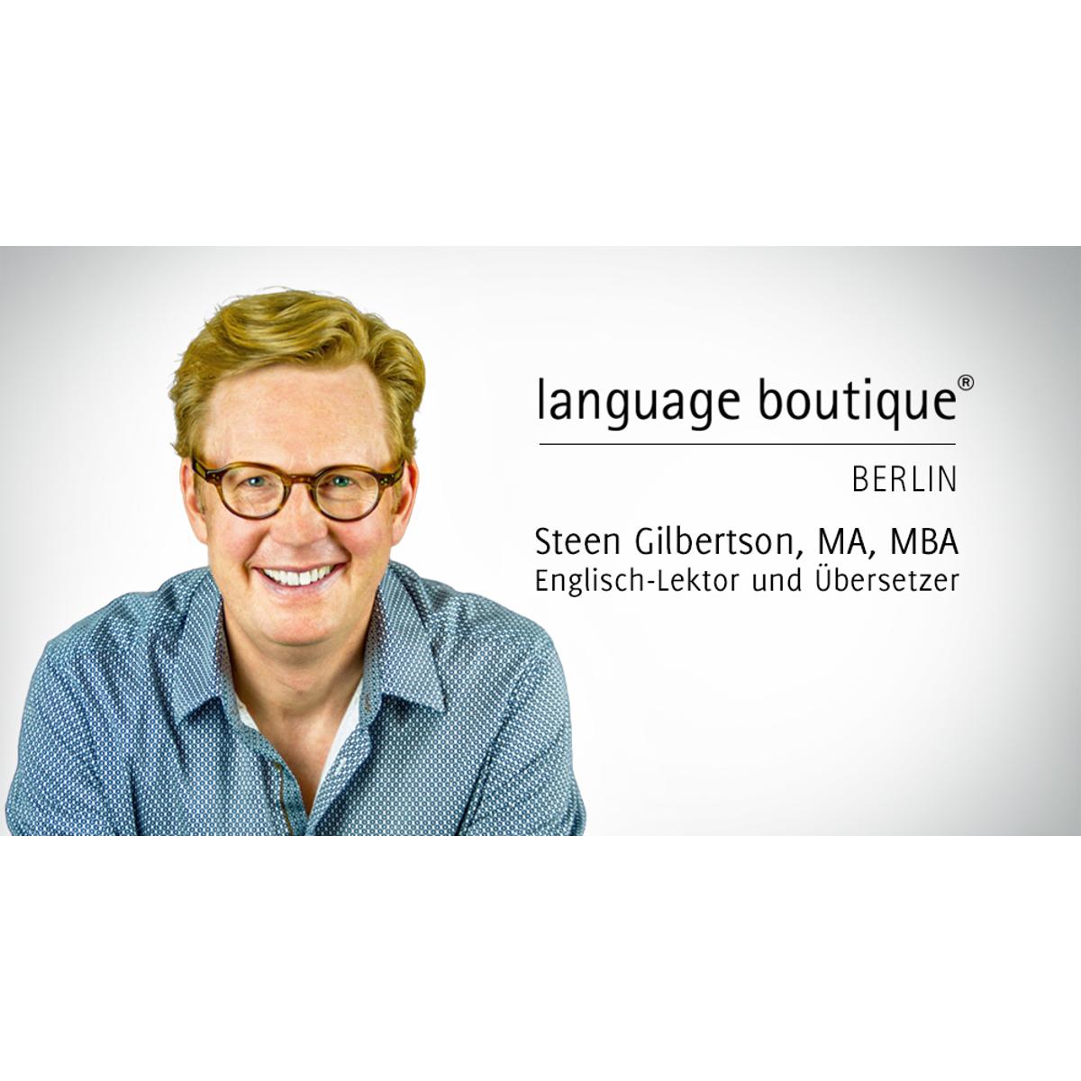 Language Boutique – Steen Gilbertson in Berlin - Logo