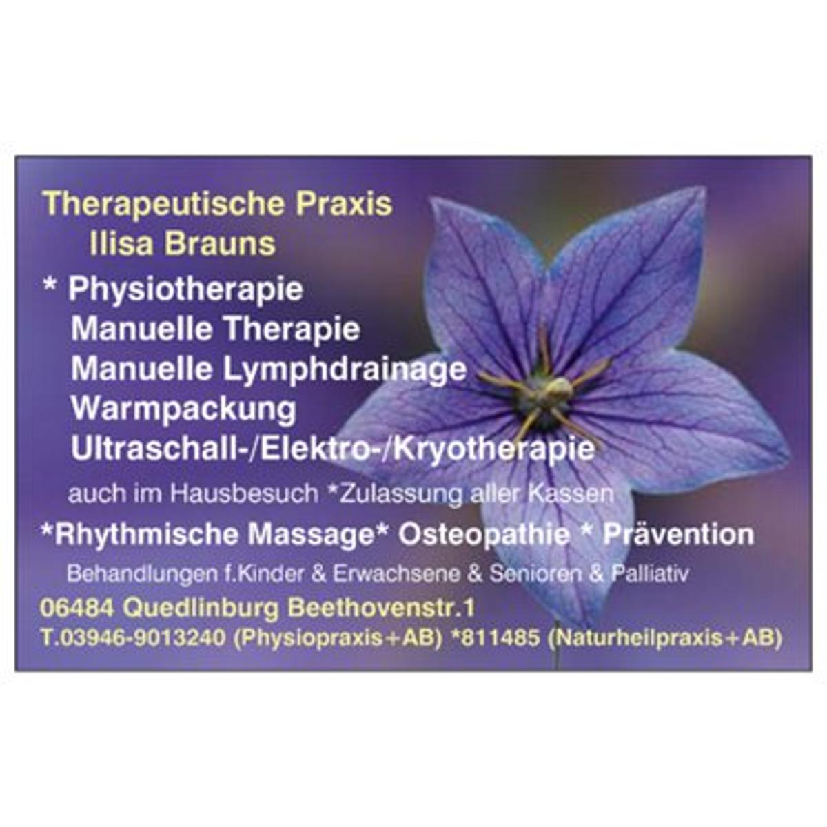 Brauns Ilisa Physiotherapie in Quedlinburg - Logo