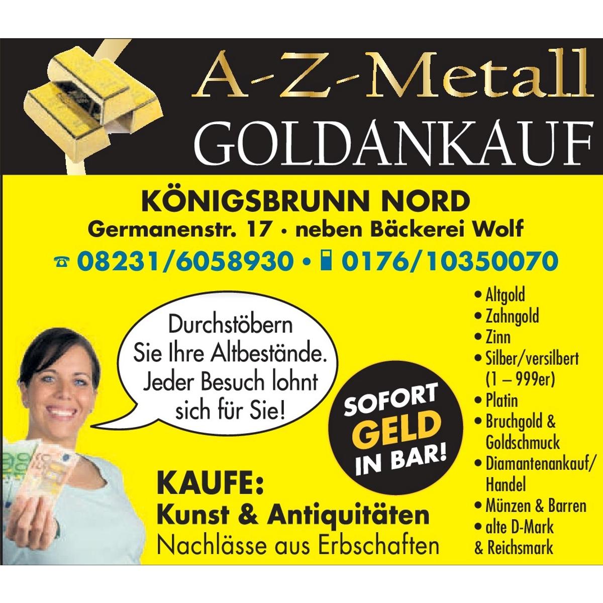 A-Z-Metall Goldankauf in Augsburg, Königsbrunn, Bobingen in Königsbrunn bei Augsburg - Logo