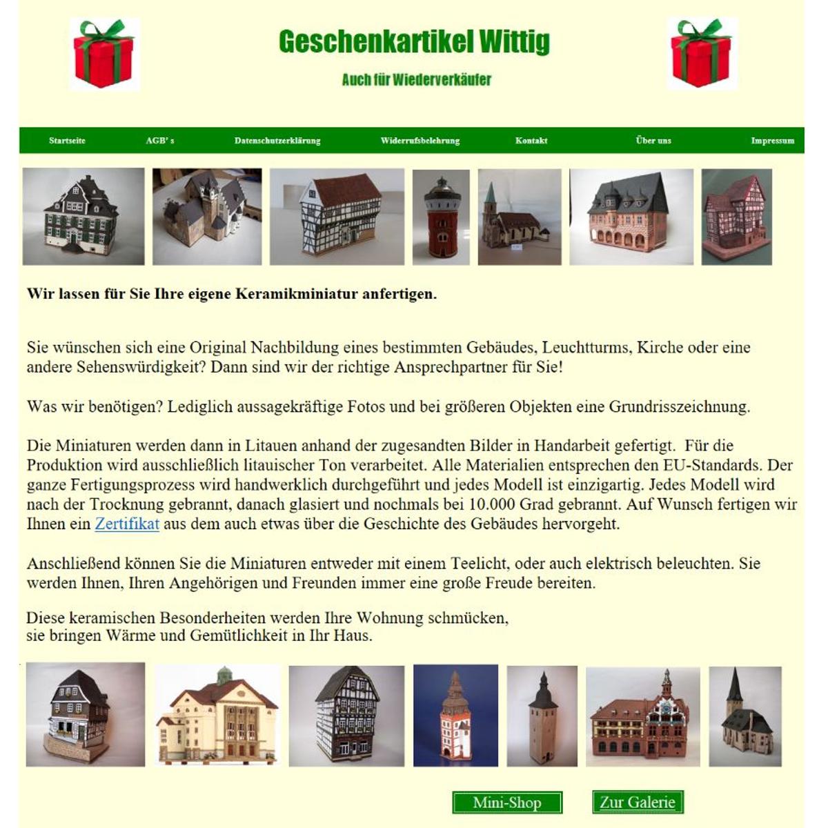 Geschenkartikel Wittig in Essen - Logo