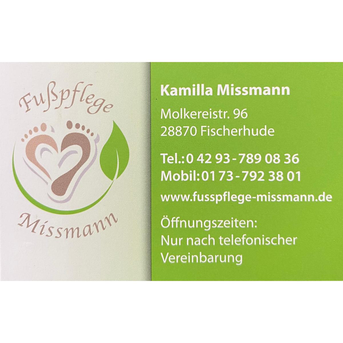 Fußpflege Missmann in Fischerhude Gemeinde Ottersberg - Logo