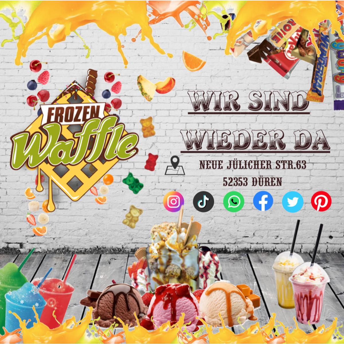 Frozen Waffle Eiscafe in Düren - Logo